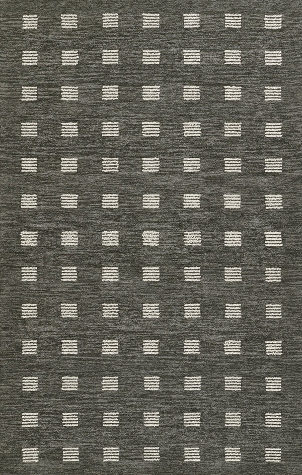 Archer Hand Tufted Grey Wool Area Rug - BlueJay Avenue