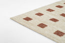 Archer Hand Tufted Rust Modern Wool Rug - BlueJay Avenue