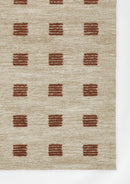 Archer Hand Tufted Rust Modern Wool Rug - BlueJay Avenue