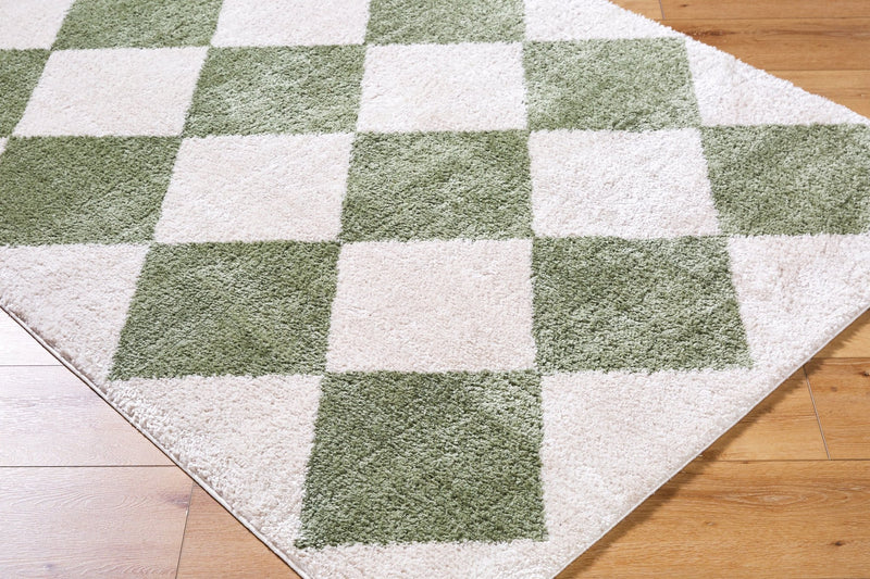 Arte Diamond Washable Shag Rug - BlueJay Avenue