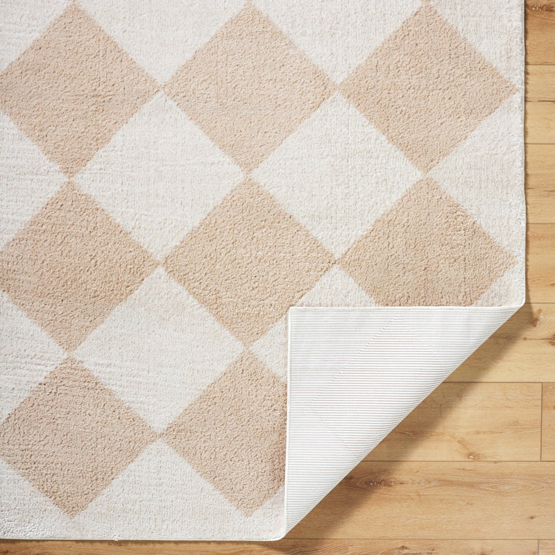 Arte Diamond Washable Shag Rug - BlueJay Avenue