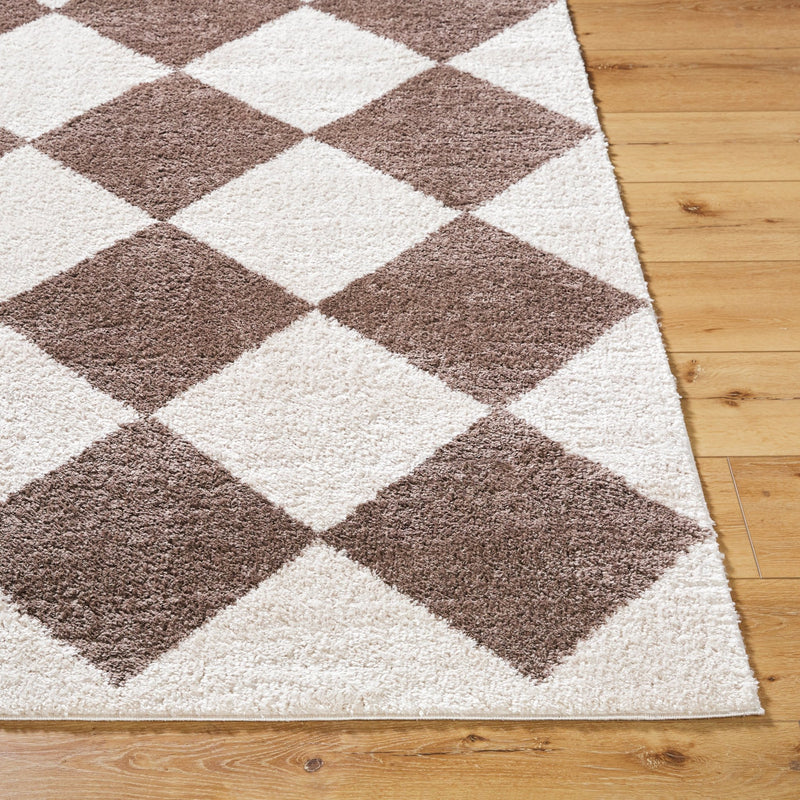 Arte Diamond Washable Shag Rug - BlueJay Avenue