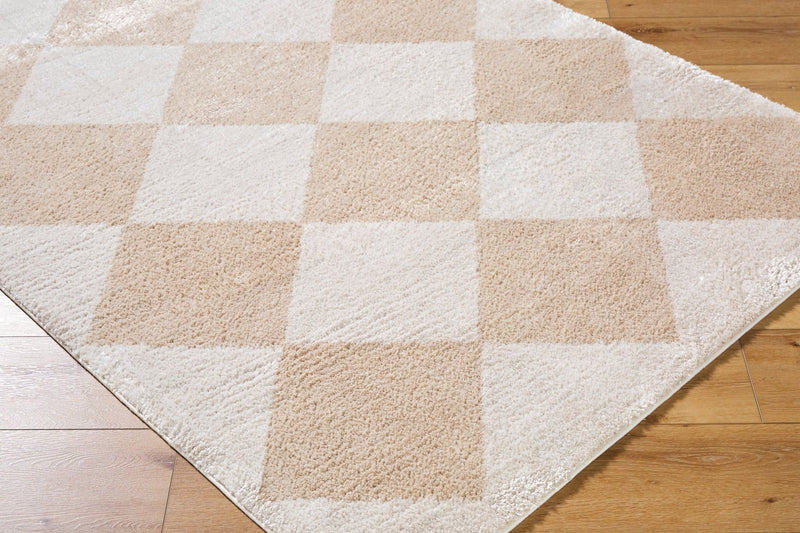 Arte Diamond Washable Shag Rug - BlueJay Avenue