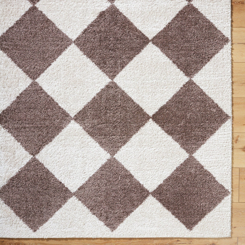 Arte Diamond Washable Shag Rug - BlueJay Avenue