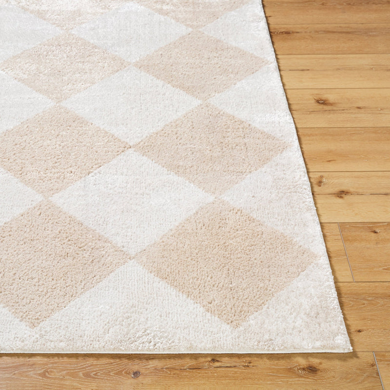 Arte Diamond Washable Shag Rug - BlueJay Avenue