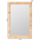 Artesia Rattan Accent Wall Mirror - BlueJay Avenue