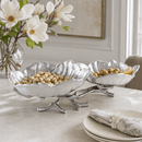 Arthur Court Magnolia 2-Bowl Serving Bowl - BlueJay Avenue