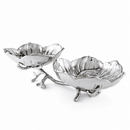 Arthur Court Magnolia 2-Bowl Serving Bowl - BlueJay Avenue