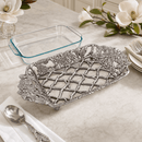 Arthur Court Magnolia 3 Qt Pyrex Baking Dish Holder - BlueJay Avenue