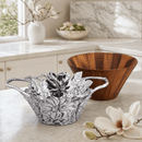 Arthur Court Magnolia Acacia Wood Salad Bowl - BlueJay Avenue
