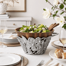 Arthur Court Magnolia Acacia Wood Salad Bowl - BlueJay Avenue