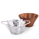 Arthur Court Magnolia Acacia Wood Salad Bowl - BlueJay Avenue