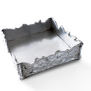 Arthur Court Magnolia Aluminum Luncheon Napkin Holder Box - BlueJay Avenue