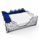Arthur Court Magnolia Aluminum Luncheon Napkin Holder Box - BlueJay Avenue