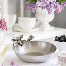 Arthur Court Magnolia Aluminum Serving Bowl - BlueJay Avenue