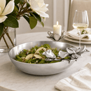 Arthur Court Magnolia Aluminum Serving Bowl - BlueJay Avenue