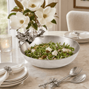 Arthur Court Magnolia Aluminum Serving Bowl - BlueJay Avenue