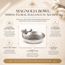 Arthur Court Magnolia Aluminum Serving Bowl - BlueJay Avenue