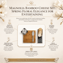 Arthur Court Magnolia Bamboo Cheese Board & Knife Set - BlueJay Avenue