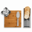 Arthur Court Magnolia Bamboo Cheese Board & Knife Set - BlueJay Avenue