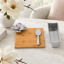 Arthur Court Magnolia Bamboo Cheese Board & Knife Set - BlueJay Avenue