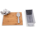 Arthur Court Magnolia Bamboo Cheese Board & Knife Set - BlueJay Avenue