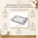 Arthur Court Magnolia Clutch Aluminum Serving Tray - BlueJay Avenue