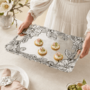 Arthur Court Magnolia Clutch Aluminum Serving Tray - BlueJay Avenue