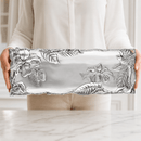 Arthur Court Magnolia Oblong Aluminum Serving Tray - BlueJay Avenue