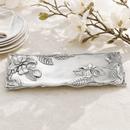 Arthur Court Magnolia Oblong Aluminum Serving Tray - BlueJay Avenue