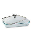 Arthur Court Magnolia Pyrex 3 Quart Casserole Dish with Lid - BlueJay Avenue