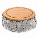 Arthur Court Magnolia Wood Cheese Pedestal - BlueJay Avenue