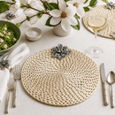 Arthur Court Magnolia Woven Seagrass Placemats, Set of 4 - BlueJay Avenue