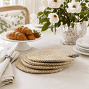 Arthur Court Magnolia Woven Seagrass Placemats, Set of 4 - BlueJay Avenue