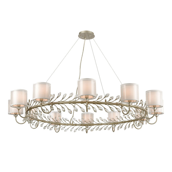 Asbury 12 - Light Dimmable Crystal Chandelier - BlueJay Avenue