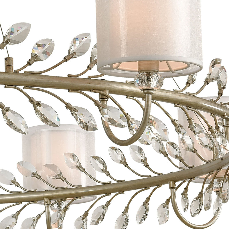 Asbury 12 - Light Dimmable Crystal Chandelier - BlueJay Avenue