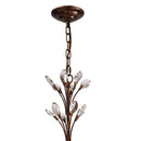 Asbury 4-Light Crystal Drum Chandelier Light Fixture - Spanish Bronze Finish - BlueJay Avenue
