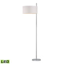 Attwood Floor Lamp in Polished Nickel - BlueJay Avenue