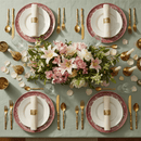 Bali Pewter 5 Pc/20 Pc Gold Flatware Set - BlueJay Avenue