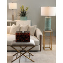 Bamboo Cylinder Celadon Lamp - BlueJay Avenue