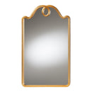 Baxton Studio Eara Gold Wall Arch Mirror - BlueJay Avenue