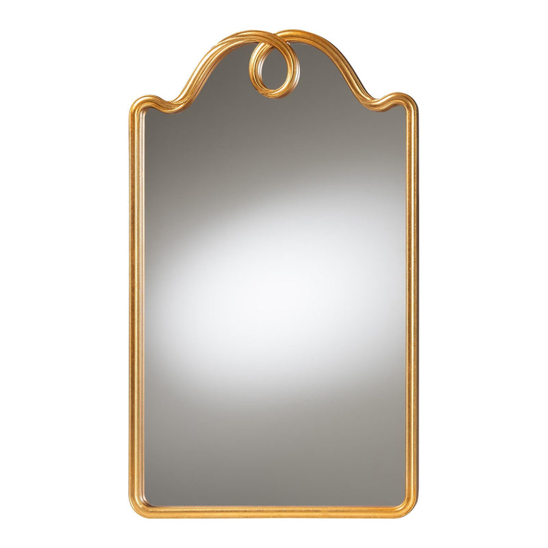 Baxton Studio Eara Gold Wall Arch Mirror - BlueJay Avenue