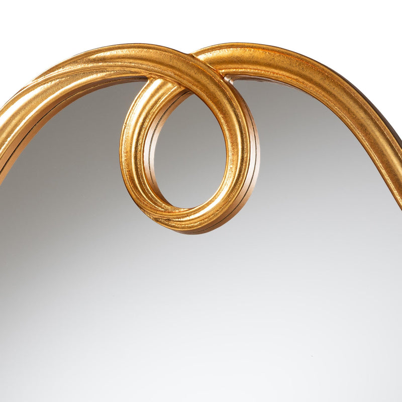 Baxton Studio Eara Gold Wall Arch Mirror - BlueJay Avenue