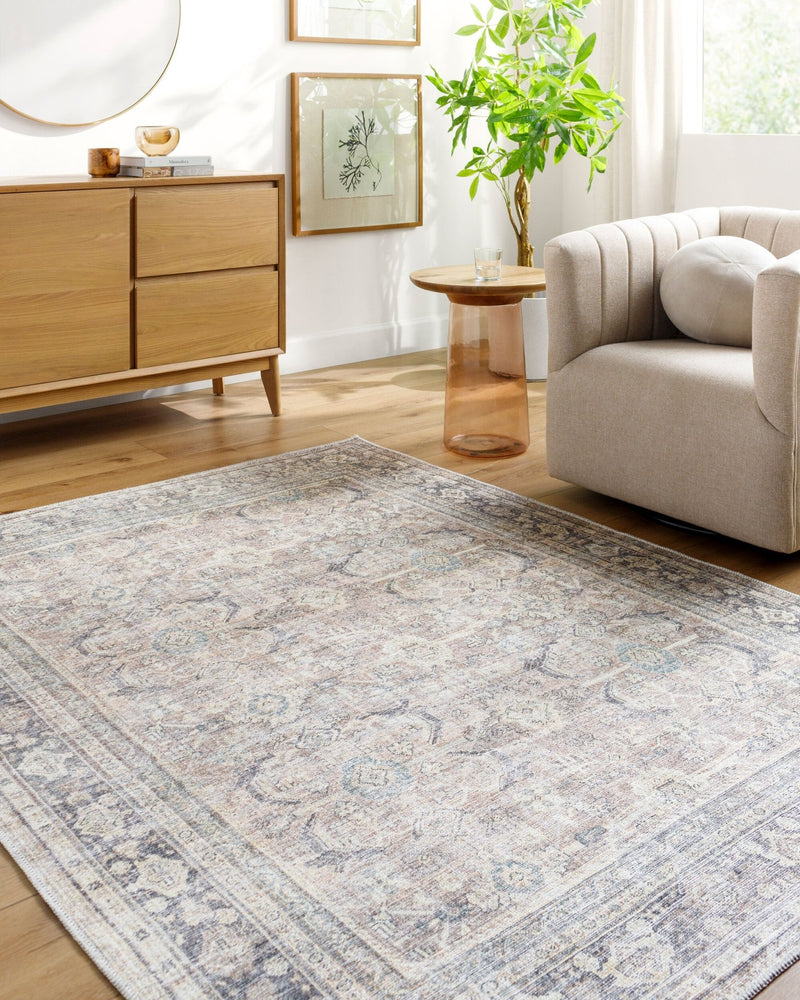 Becki Owens x Livabliss Darling Brown Washable Area Rug - BlueJay Avenue