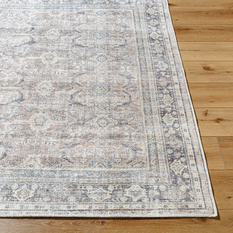 Becki Owens x Livabliss Darling Brown Washable Area Rug - BlueJay Avenue