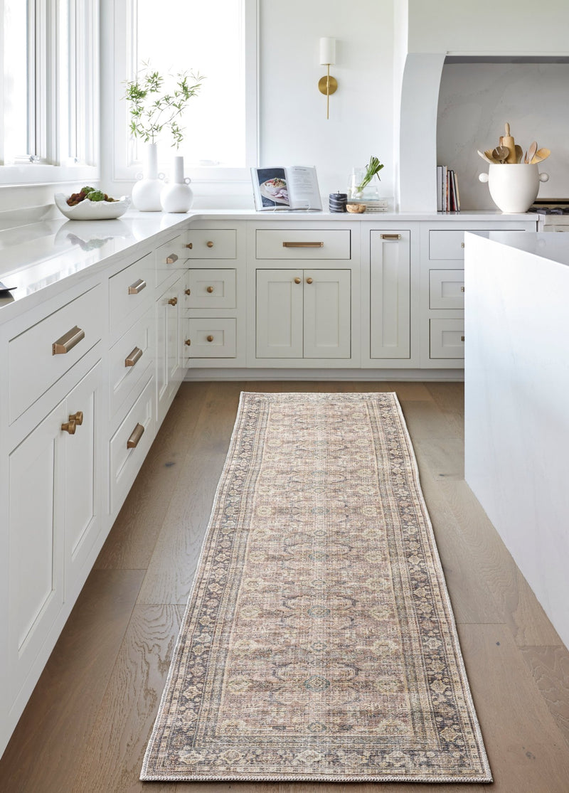 Becki Owens x Livabliss Darling Brown Washable Area Rug - BlueJay Avenue