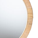 Bella Natural Rattan Round Mirror - BlueJay Avenue