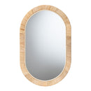 Bella Oval Rattan Mirror - BlueJay Avenue