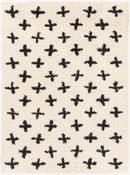 Beni Shag Cream Area Rug - BlueJay Avenue