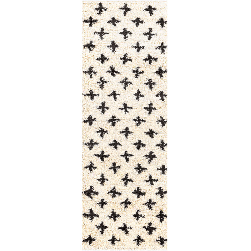 Beni Shag Cream Area Rug - BlueJay Avenue